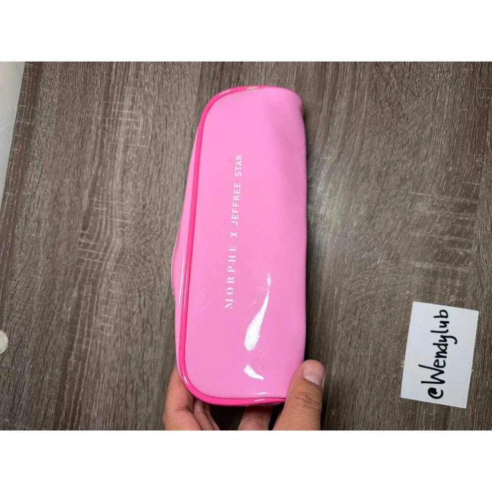 Morphe x Jeffree Star Makeup Bag Cosmetic/Pencil Pouch Patent Pink
